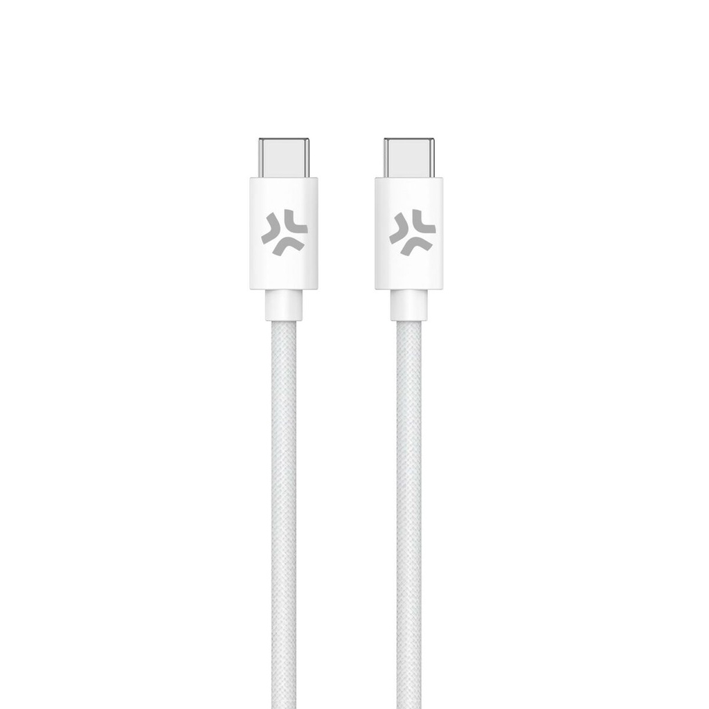 USB-C Cable Celly USBCUSBCCOTTWH White 1,5 m