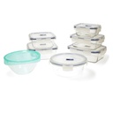 Set de Fiambreras Luminarc Pure Box Active (7 pcs) Cristal (7 pcs)