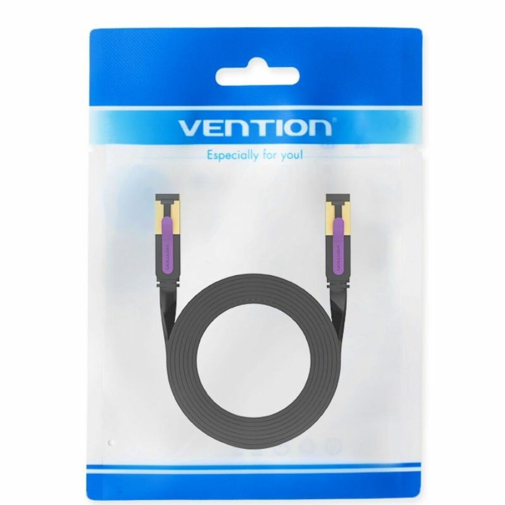 Cable de Red Rígido FTP Categoría 7 Vention ICABK Negro 8 m