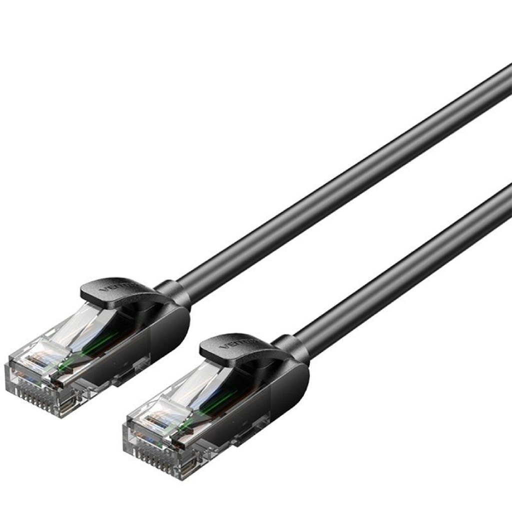 Cable de Red Rígido UTP Categoría 5e Vention IABBM Negro 12 m