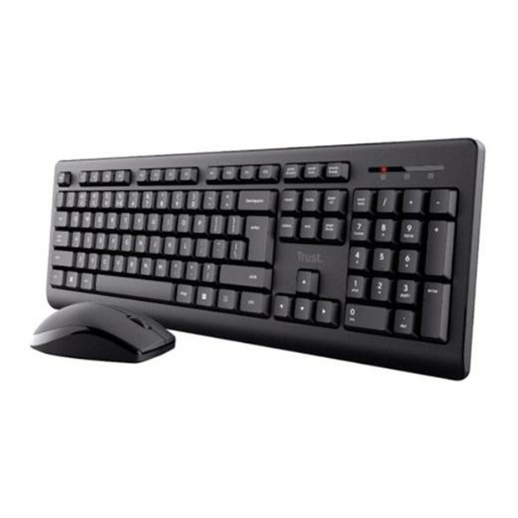 Teclado y Ratón Trust 25433 Negro Español QWERTY
