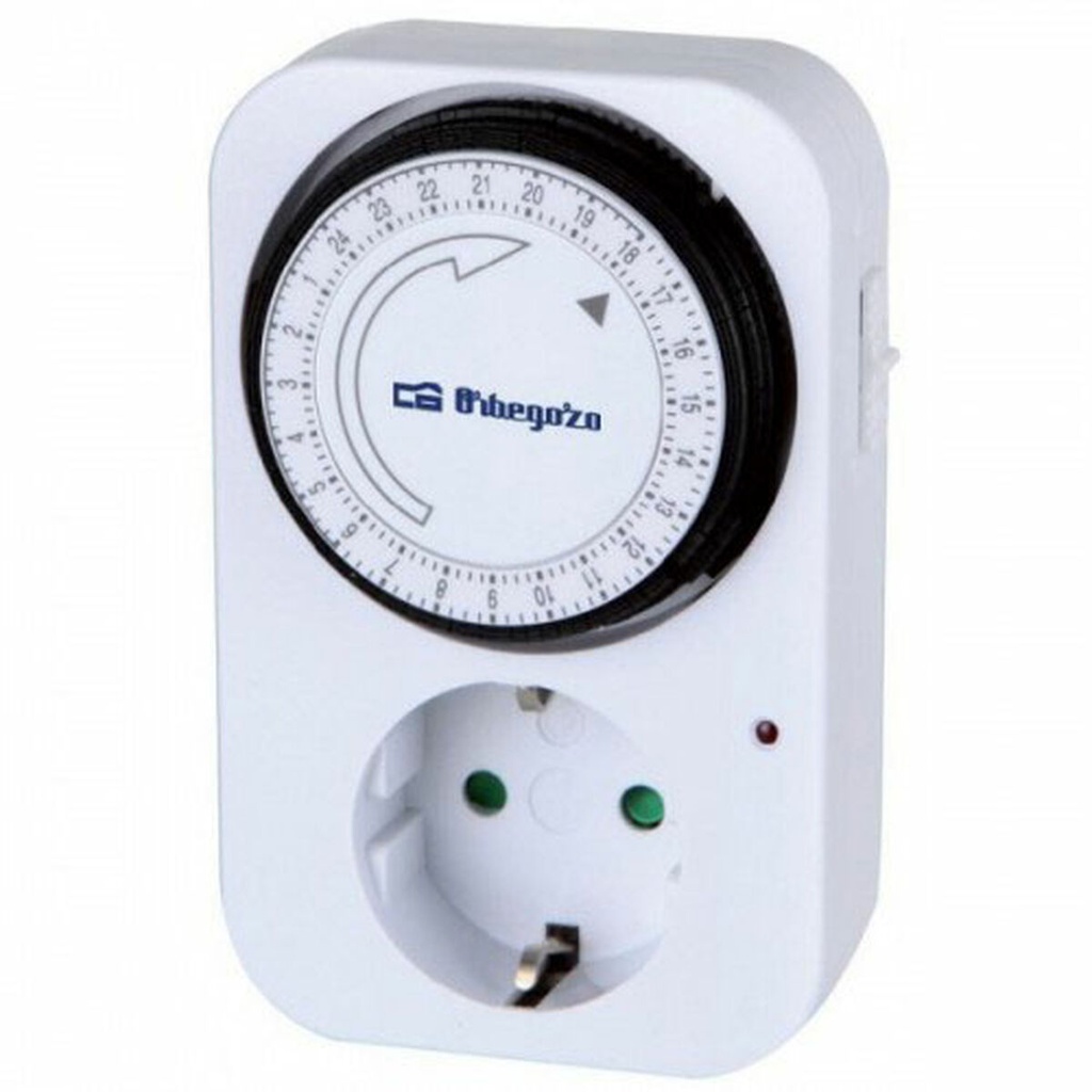 Enchufe con programador analógico Orbegozo PG 02