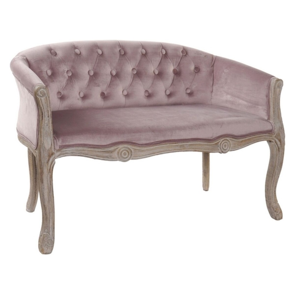 Sofá DKD Home Decor Marrón Rosa Madera Moderno 107 x 61 x 71 cm