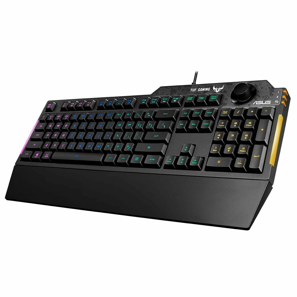 Teclado Gaming Asus TUF Gaming K1 Qwerty Español Negro