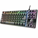 Teclado Gaming Trust 24067 Negro Negro/Plateado Qwerty Español