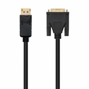 Conversor DisplayPort a DVI NANOCABLE 10.15.4502 Negro 2 m