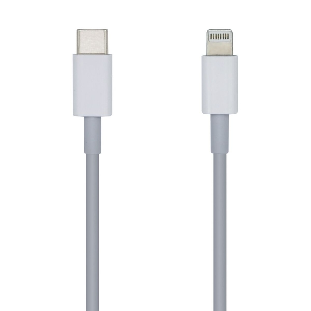 Cable Lightning Aisens A102-0441 Blanco 20 cm (1 unidad)