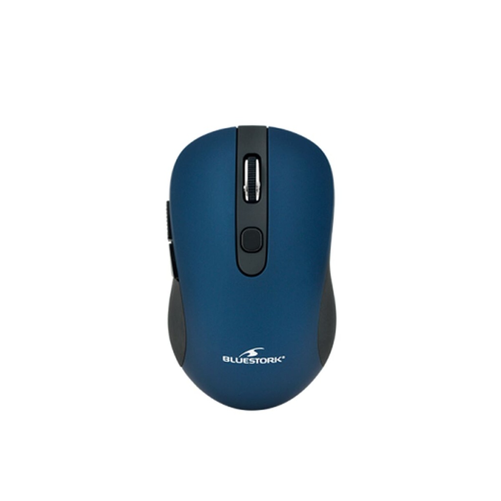 Ratón Bluetooth Inalámbrico Bluestork Office 60 WL Azul metálico 1600 dpi