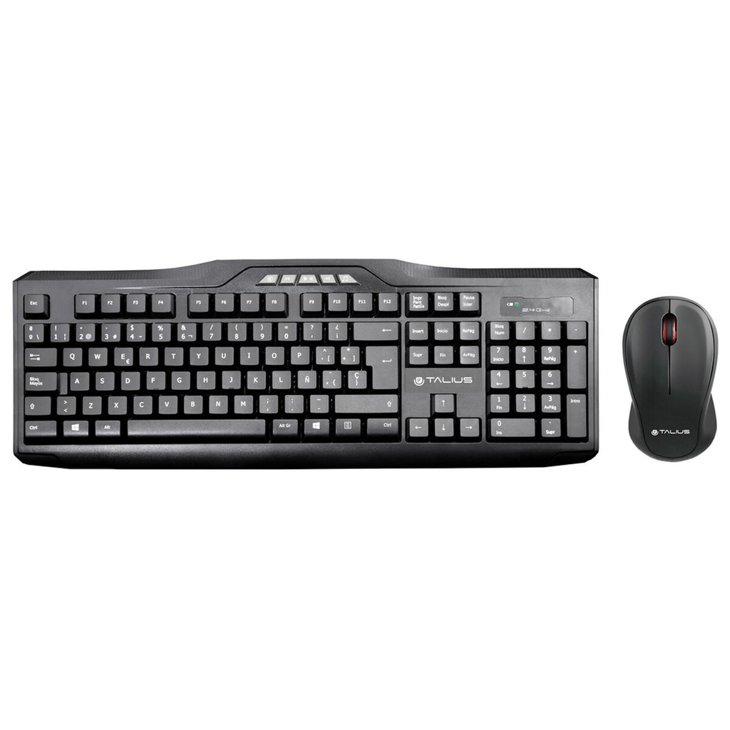 Teclado y Ratón Talius KB-6001 Negro Qwerty Español