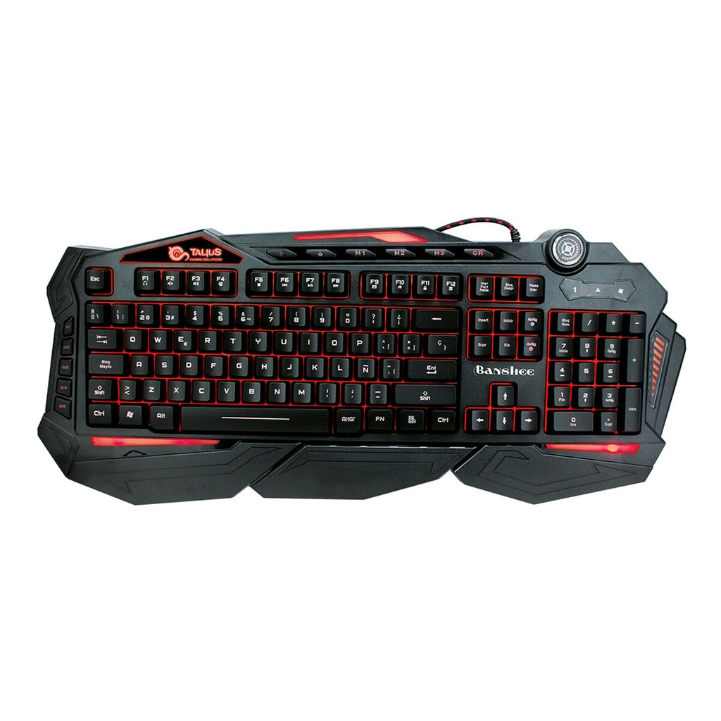 Teclado Gaming Talius Banshee Negro Qwerty Español