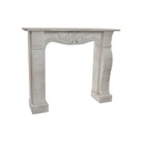Fireplace Home ESPRIT White Fir Cottage Aged finish 88 cm 125 x 27 x 104 cm 123 X 26,5 X 105 cm