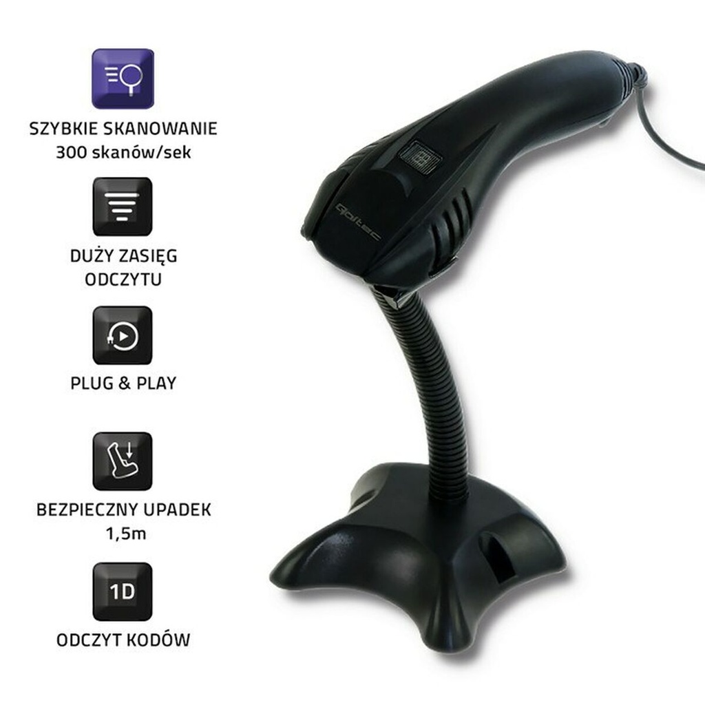 Escáner Portátil Qoltec 50861
