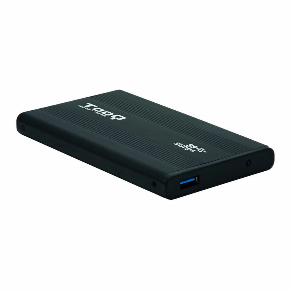 Housing for Hard Disk TooQ TQE-2524B 2.5" HD SATA III USB 3.0 Black 2,5"