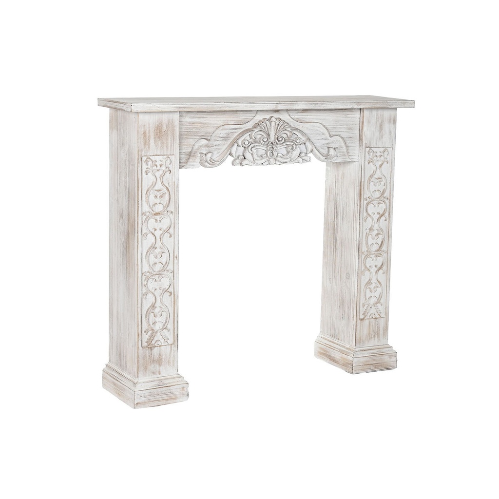 Fireplace Home ESPRIT White Fir MDF Wood 113 X 26 X 101 cm