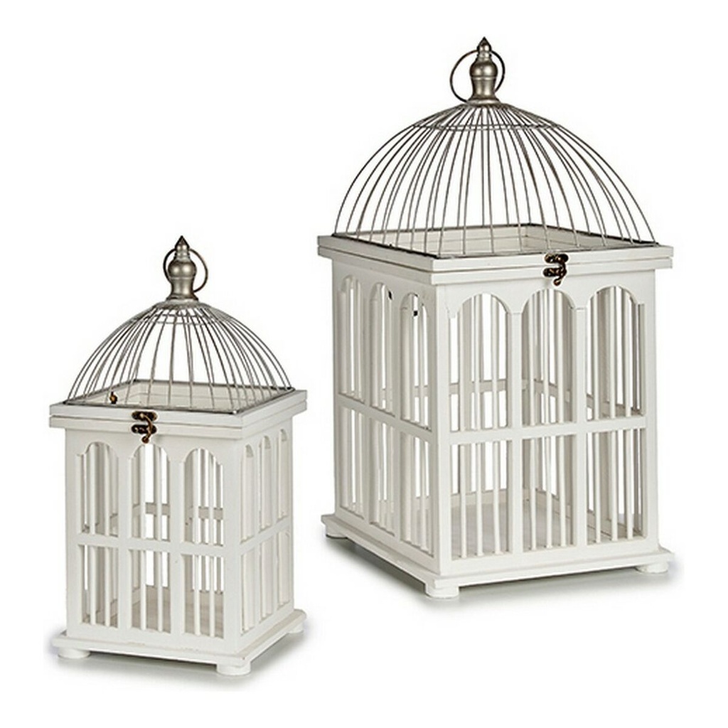 Decorative cage Gift Decor 1014056 White 30 x 59 x 30 cm