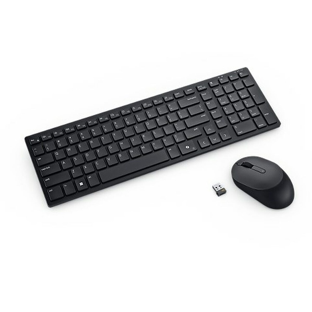 Teclado y Ratón Dell KM555 Negro QWERTY Qwerty US