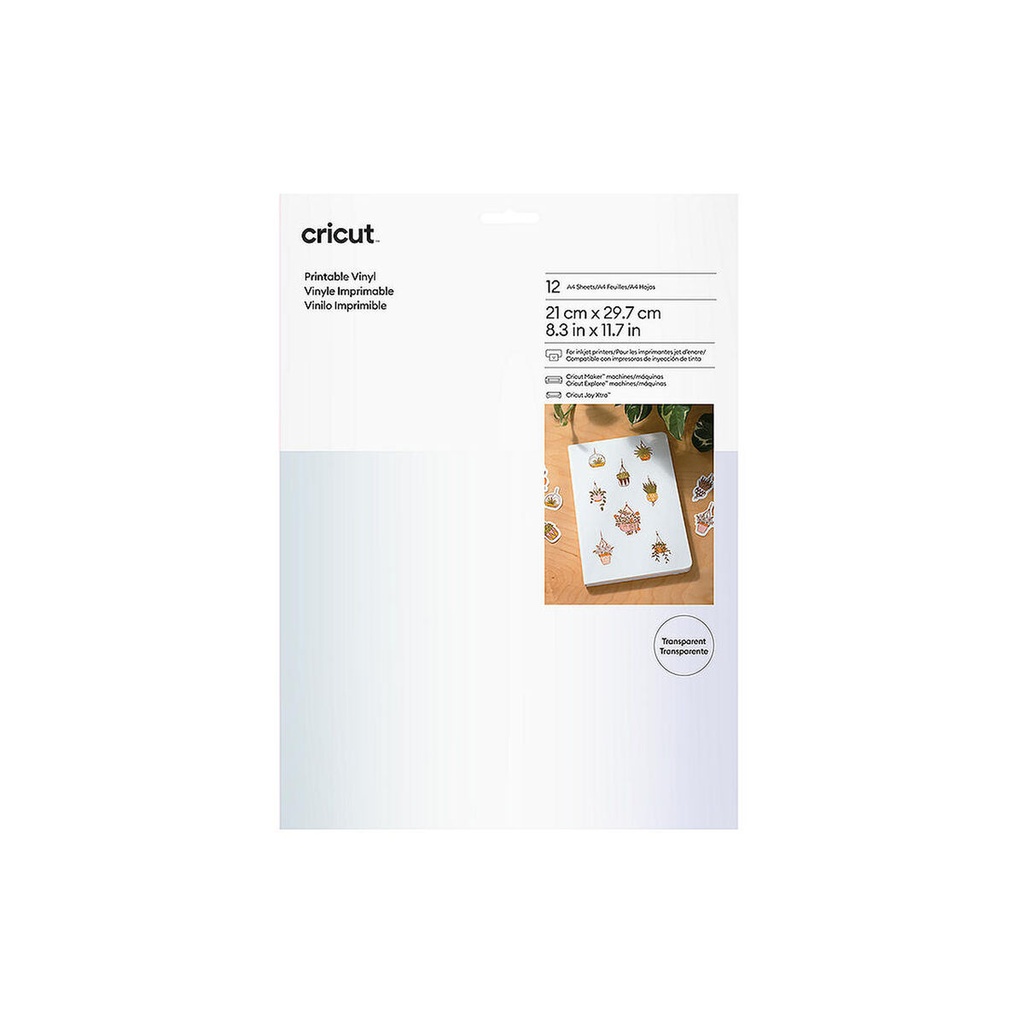 Lámina de vinilo de transferencia térmica Cricut 2010363 (12 Unidades)