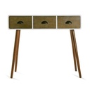 Recibidor con 3 Cajones Versa 30 x 80,5 x 90 cm 0,3 x 0,805 x 0,9 cm Blanco