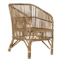 Sillón de jardín DKD Home Decor Natural 56 x 52 x 82 cm
