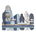 Wall Decoration DKD Home Decor Headlight Mediterranean Fir (36.5 x 6.5 x 29.5 cm)