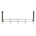 Perchero para Puertas DKD Home Decor 8424001835256 Transparente Plateado Metal 47 x 10 x 22 cm