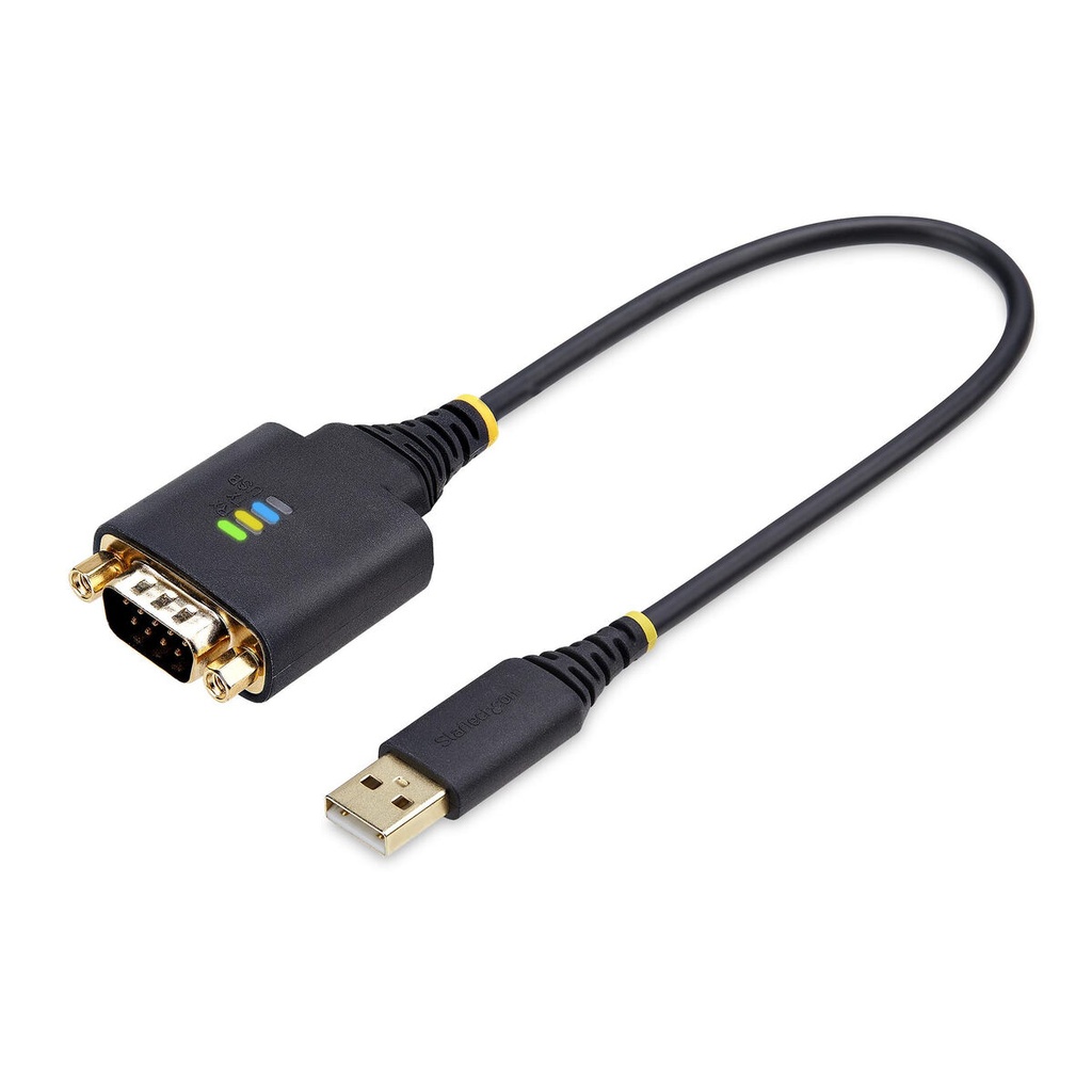 Cable USB Startech 1P1FFC-USB-SERIAL Negro 30 cm