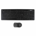 Teclado y Ratón iggual WMK-BUSINESS2 Negro Qwerty Español