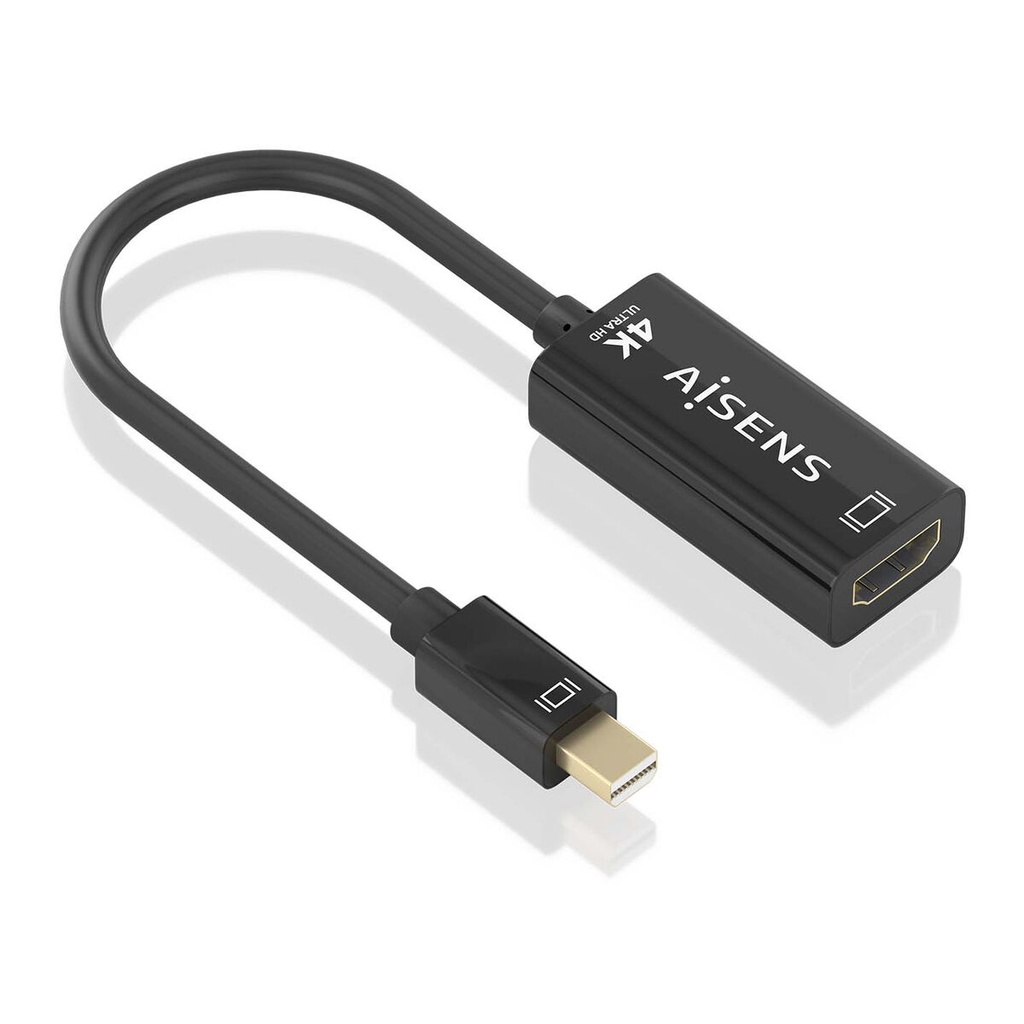 Adaptador Mini Display Port a HDMI Aisens Negro 15 cm