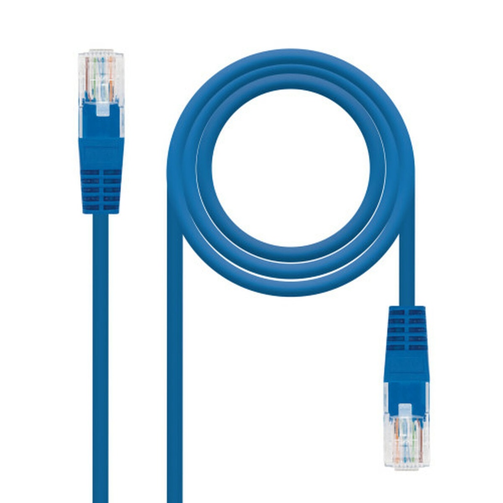 Cable de Red Rígido UTP Categoría 6 NANOCABLE 10.20.0403-BL Azul 3 m