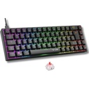 Teclado The G-Lab KEYZ-TITAN-B/SP Negro