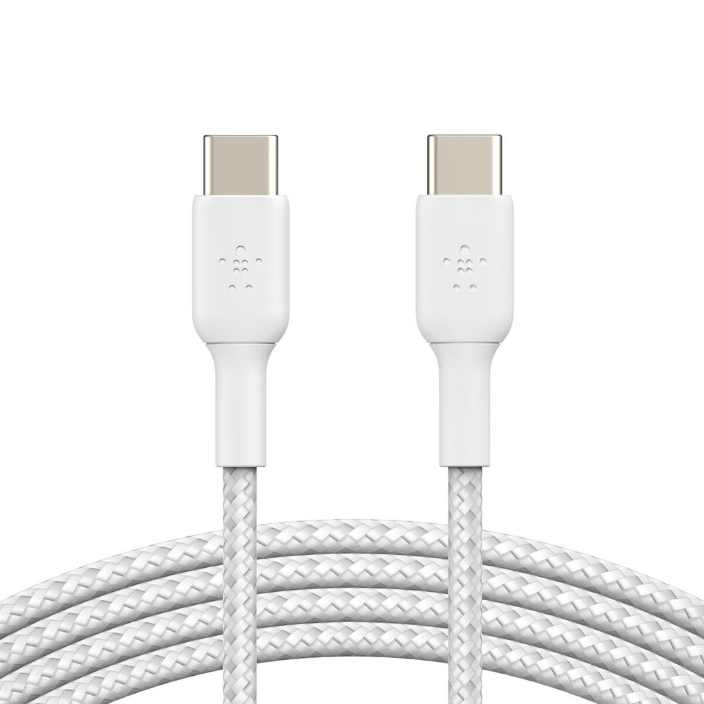 USB Cable Belkin CAB004BT1MWH2PK White 1 m