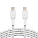 USB Cable Belkin CAB004BT1MWH2PK White 1 m
