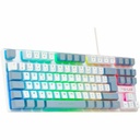 Teclado The G-Lab KEYZ CAESIUM Gris Azerty Francés