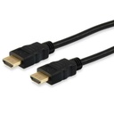HDMI Cable Equip 119350 1,8 m Black Golden