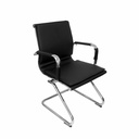 Silla de Recepción Yeste Confidente Patín P&C Negro