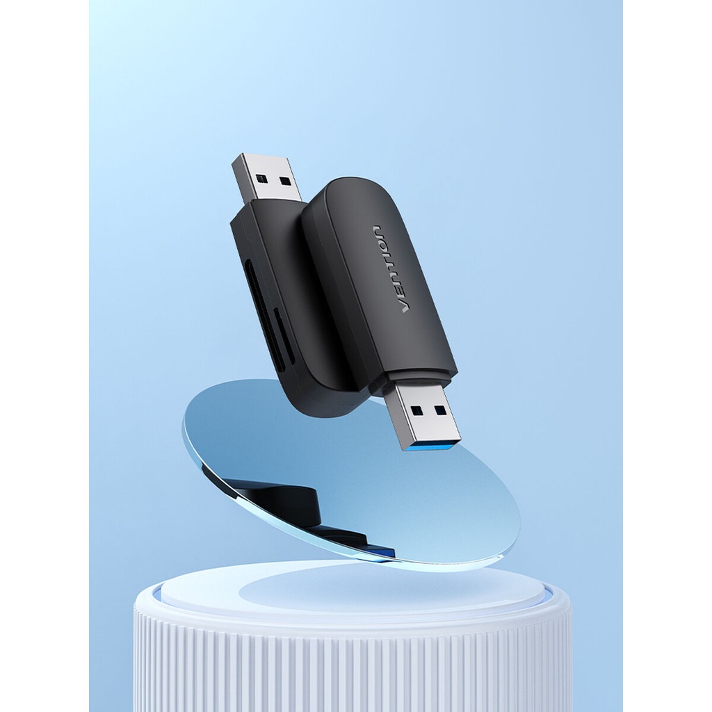 Lector de Tarjetas Externo Vention CLGB0 Negro