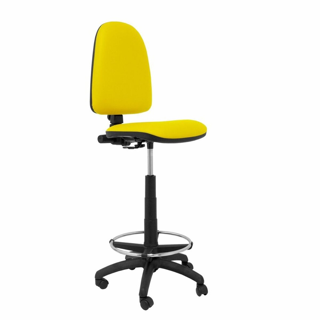 Stool Ayna  Piqueras y Crespo 4CPSPAM Yellow PVC Imitation leather