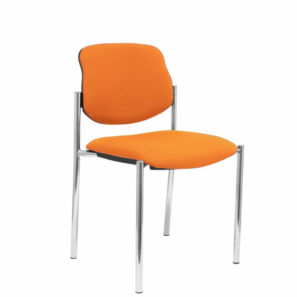 Silla de Recepción Villalgordo Piqueras y Crespo BALI308 Naranja Símil Piel