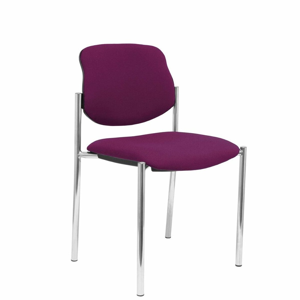 Reception Chair Villalgordo Piqueras y Crespo BALI760 Purple Imitation leather