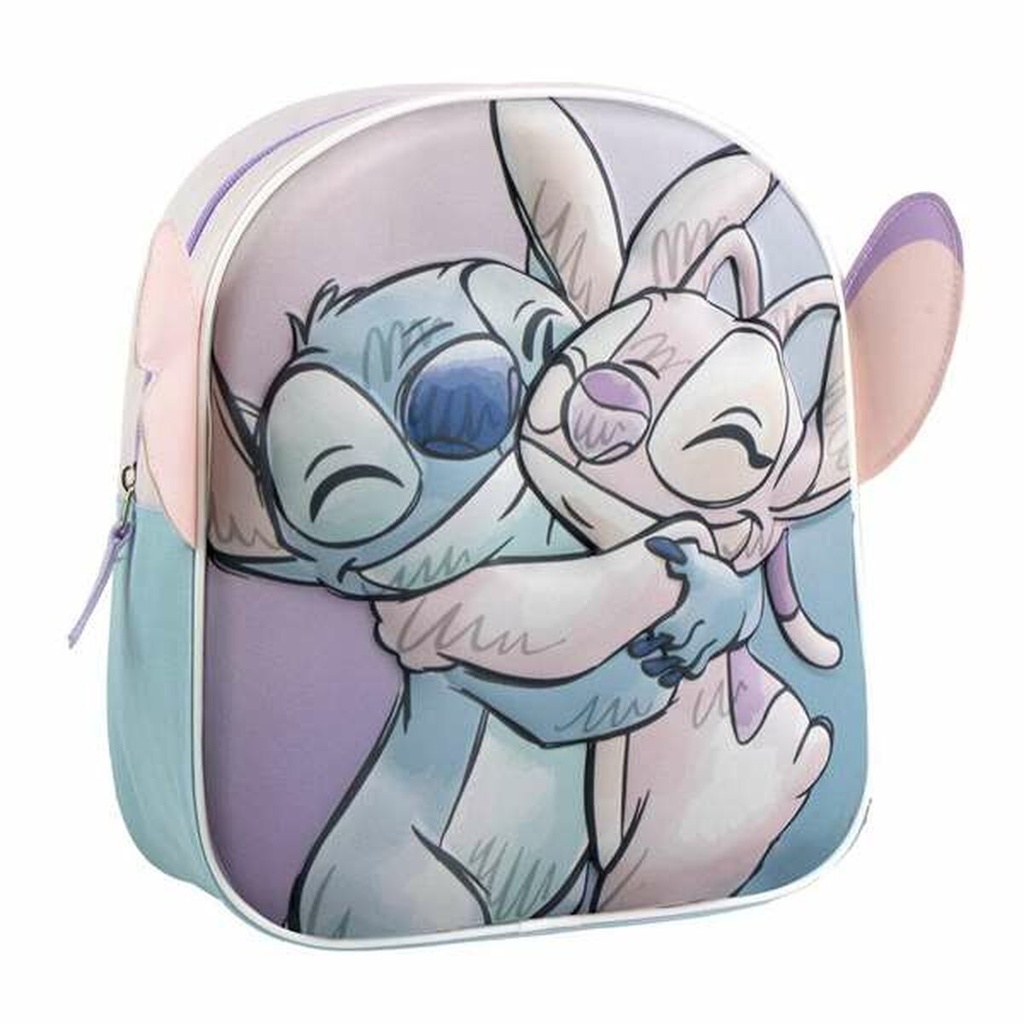 Mochila Escolar Stitch Azul