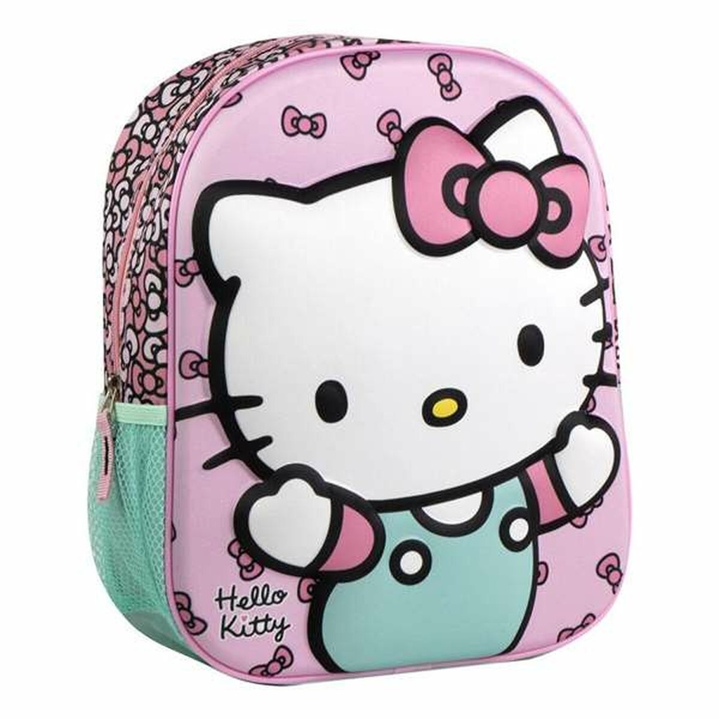 Mochila Escolar Hello Kitty Rosa 25,0 x 31,0 x 10,0 cm