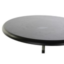 Mesa auxiliar DKD Home Decor 8424001831456 60 x 60 x 105 cm Natural Negro Metal Madera