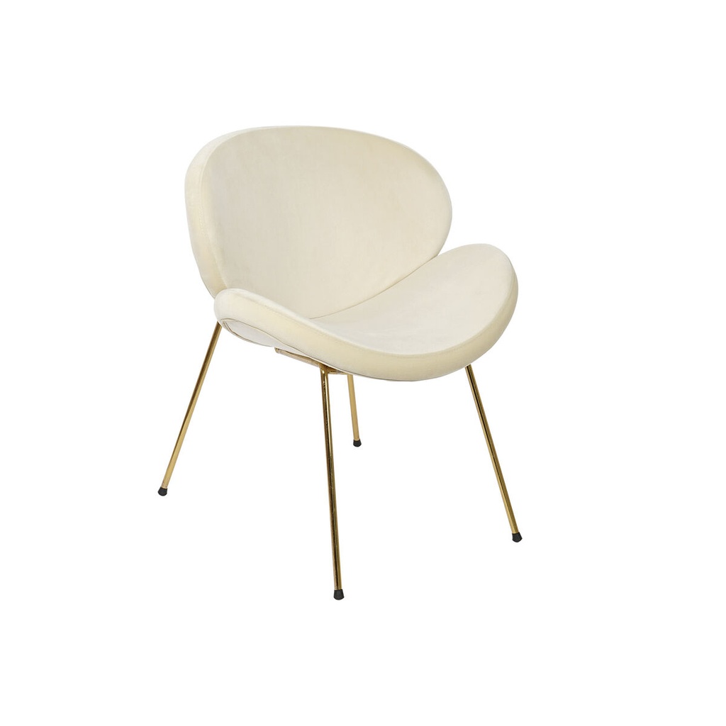 Chair DKD Home Decor Gold Beige Golden 63 x 57 x 73 cm