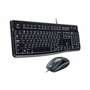 Teclado y Ratón Óptico Logitech Desktop MK120 Negro QWERTY Qwerty UK
