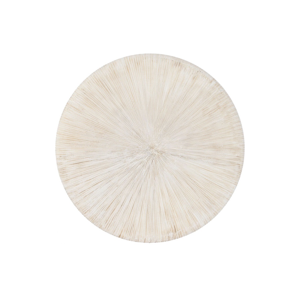 Decoración de Pared Home ESPRIT Blanco Indio Acabado envejecido 120 x 5 x 120 cm