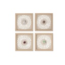 Cuadro Home ESPRIT Blanco Natural Moderno 22 x 2 x 22 cm