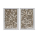 Cuadro Home ESPRIT Blanco Natural Moderno 20 x 2 x 30 cm