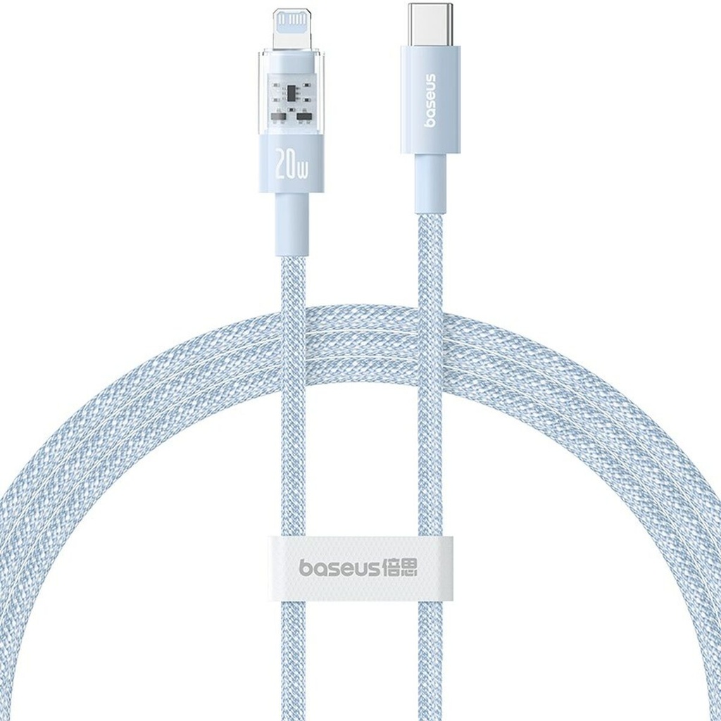 Cable USB-C a Lightning Baseus P10373001311-00 Azul 1 m