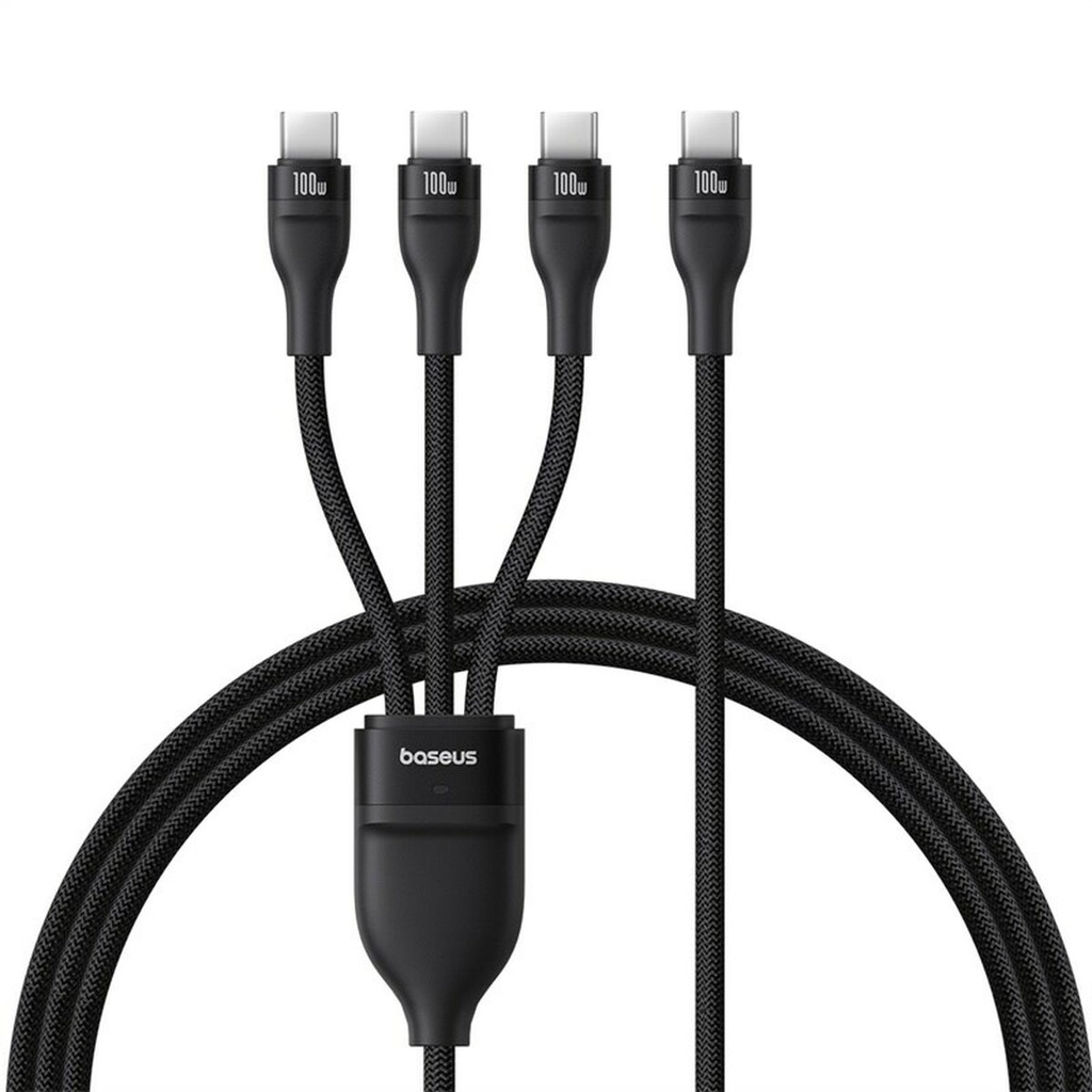 Cable USB-C a USB-C Baseus P10377503111-00 Negro 1,5 m