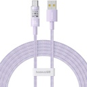 USB A to USB-C Cable Baseus P10373002511-01 Purple 2 m